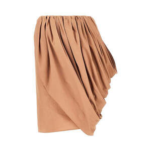 Chloe' Draped Poplin Skirt